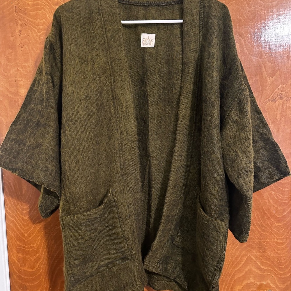 Olive Green Kimono